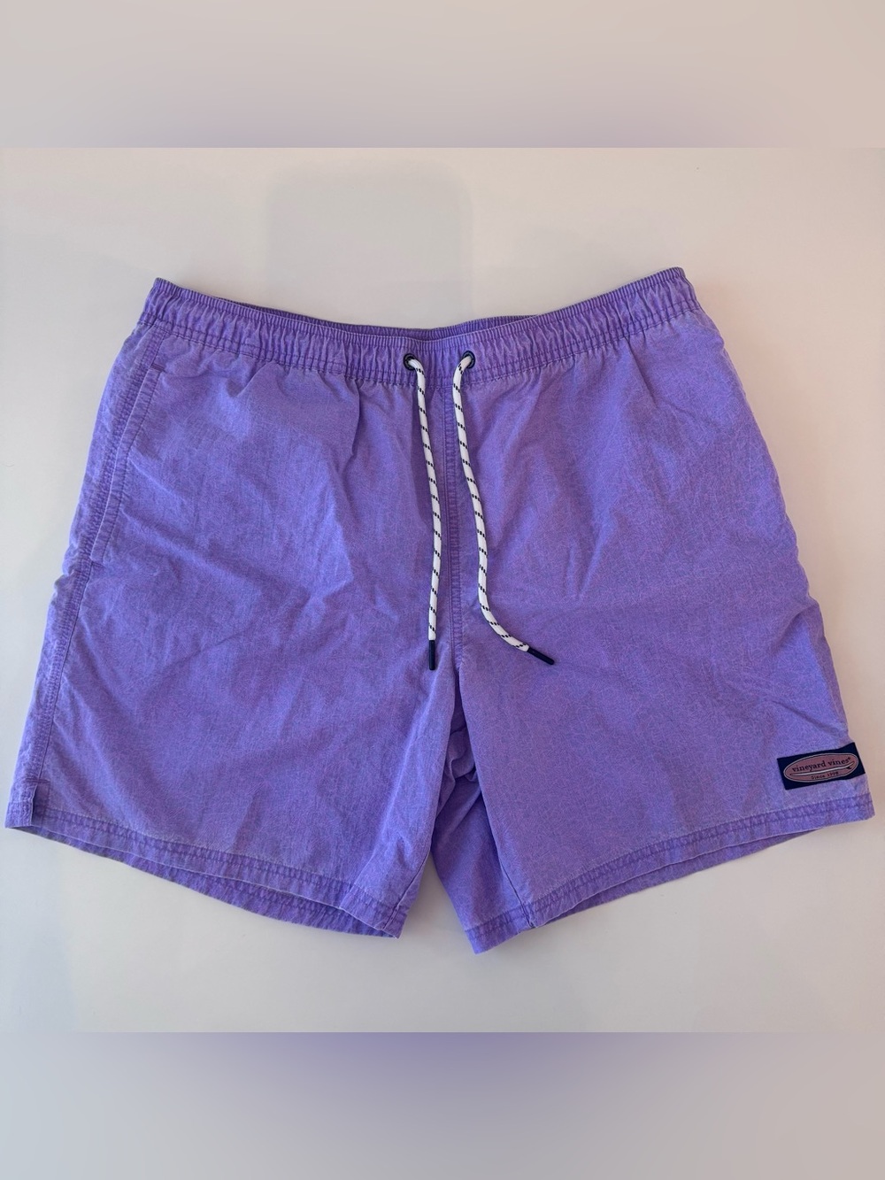 Vineyard Vines Purple Swim Trunks with Drawstring
